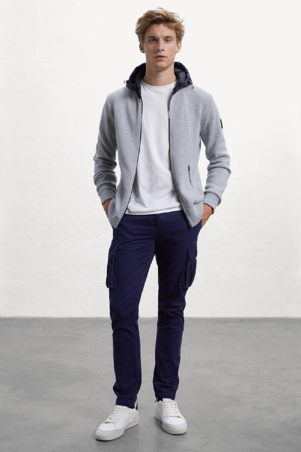 Ecoalf GREY LESCA KNITTED JUMPER