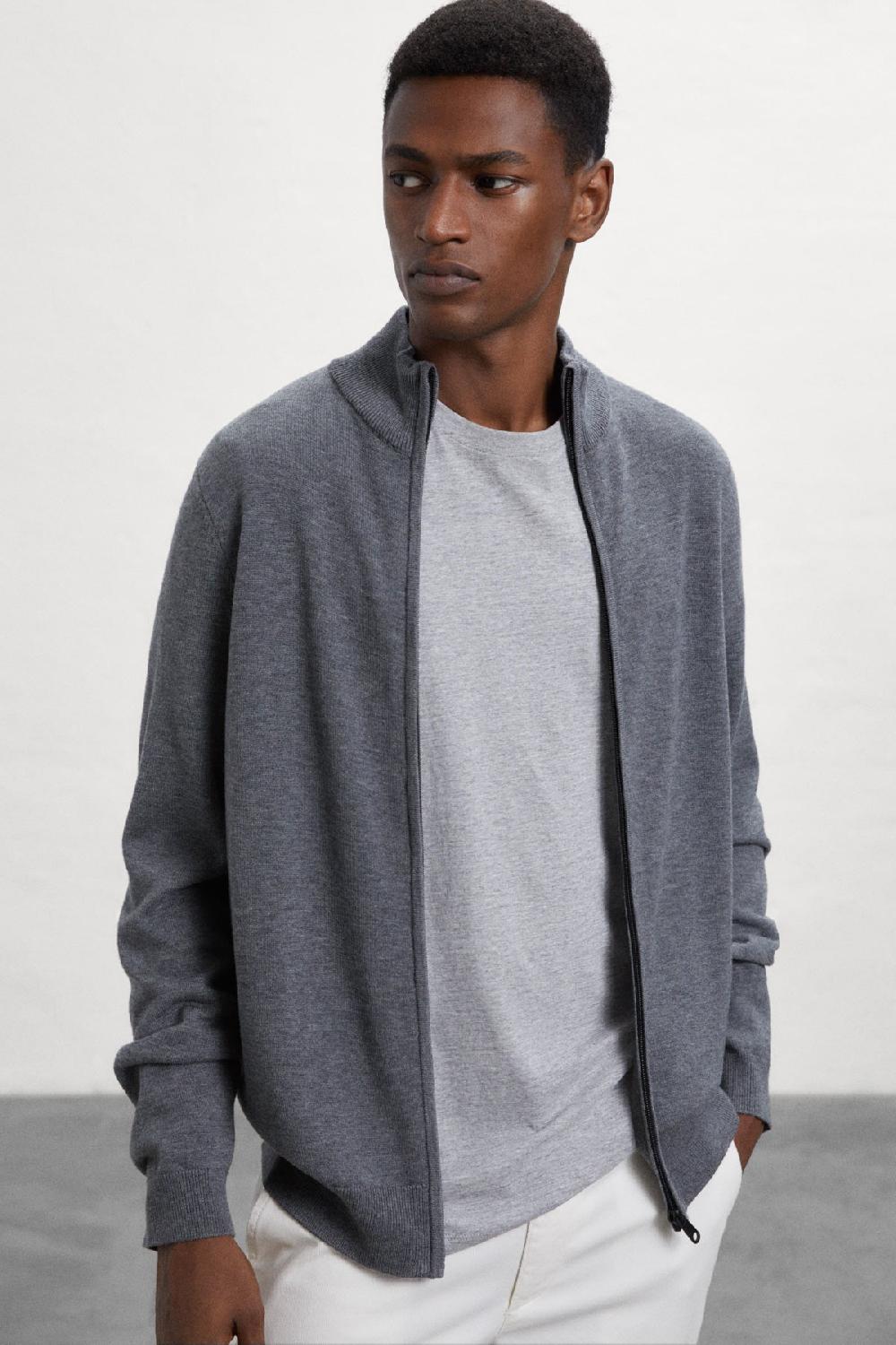 Ecoalf GREY MANDARINA KNITTED JUMPER