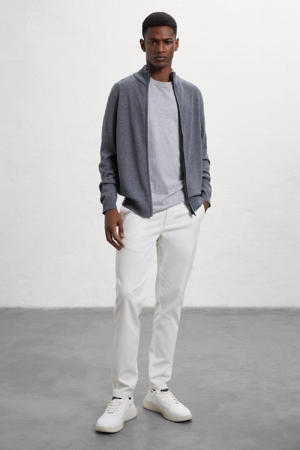 Ecoalf GREY MANDARINA KNITTED JUMPER