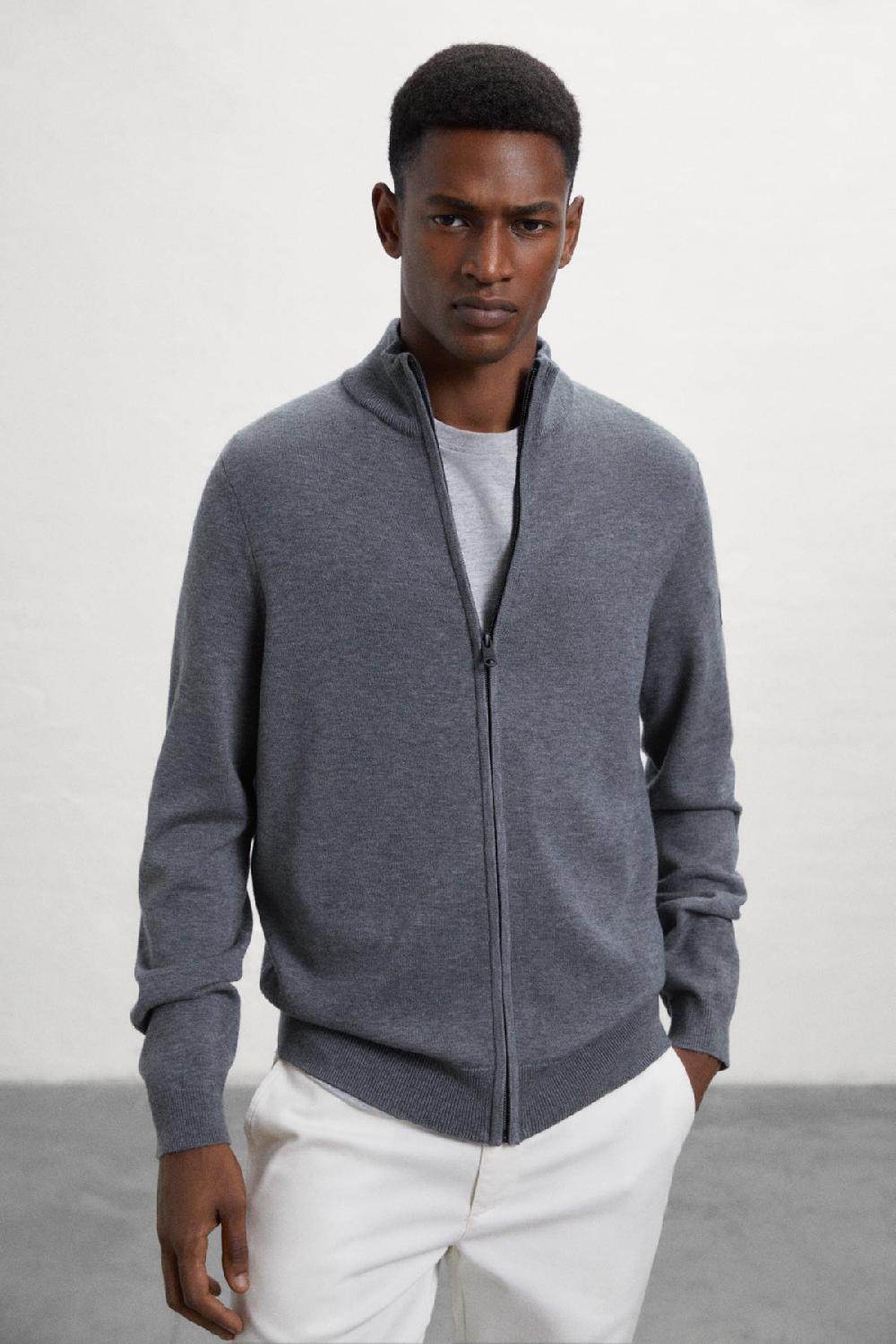 Ecoalf GREY MANDARINA KNITTED JUMPER