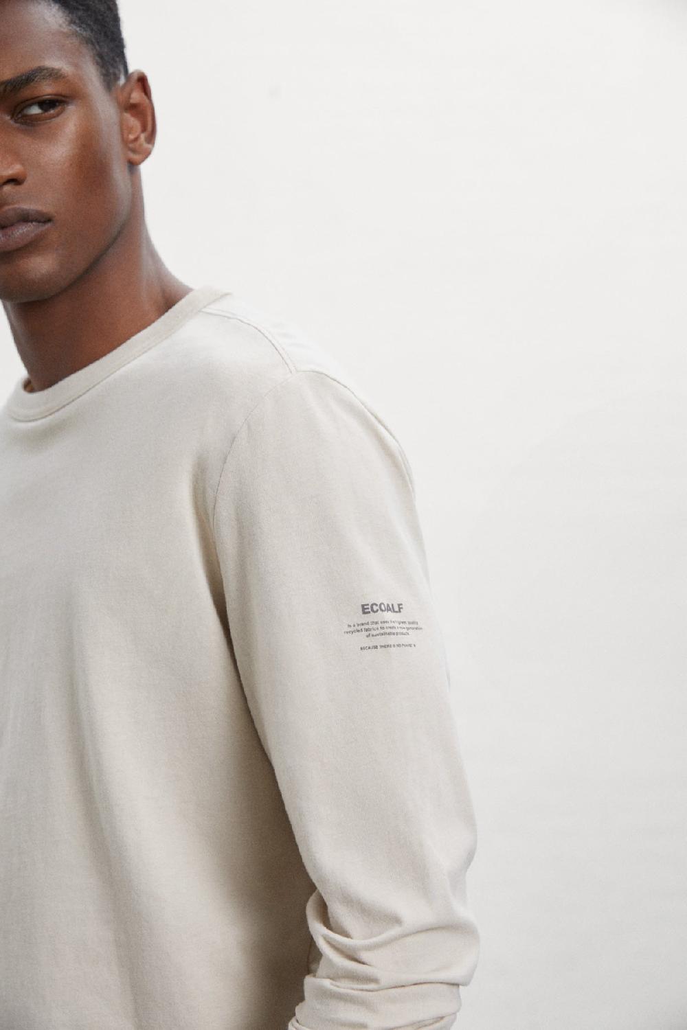Ecoalf GREY NABIL LONG-SLEEVED T-SHIRT