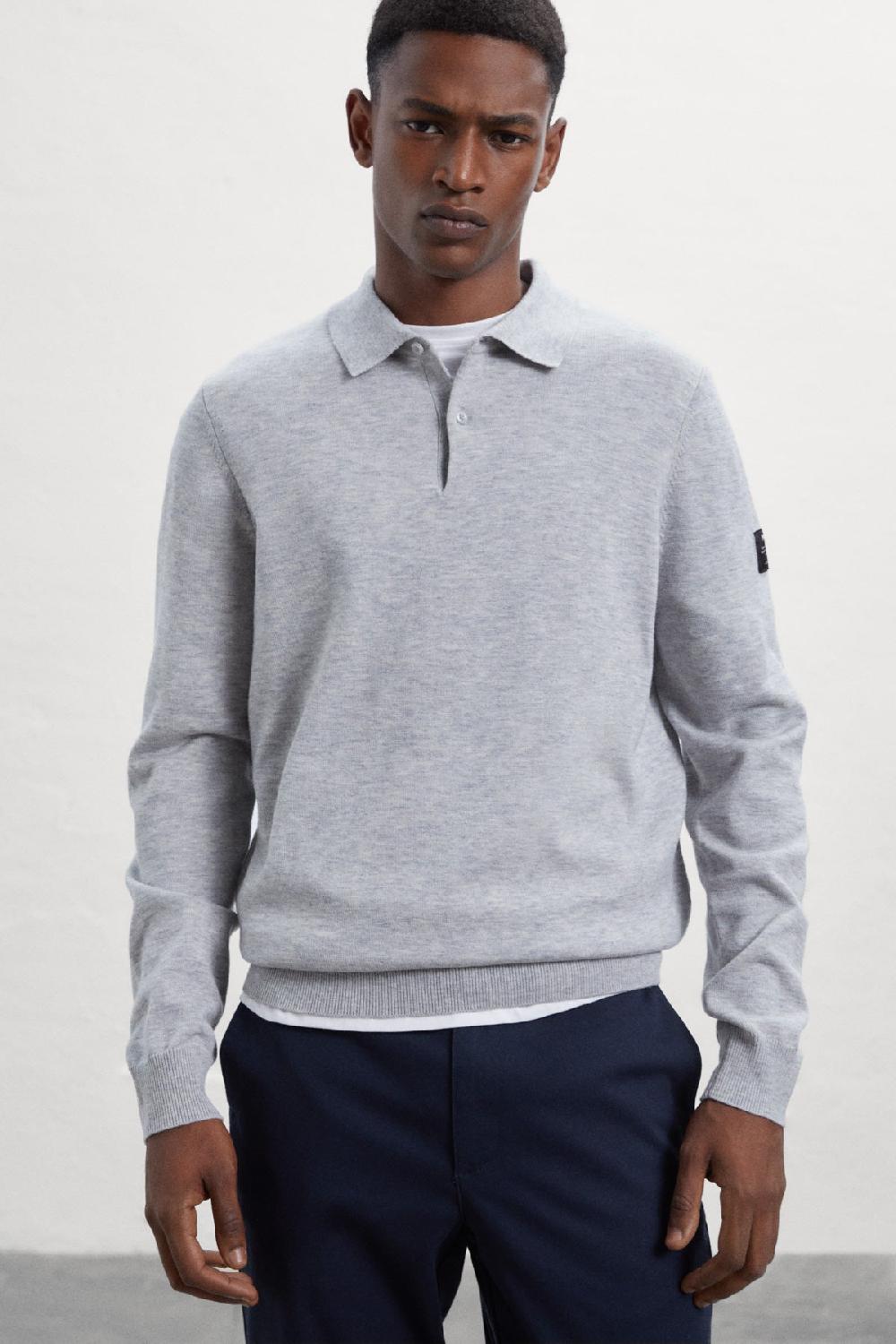 Ecoalf GREY NUBA KNITTED JUMPER