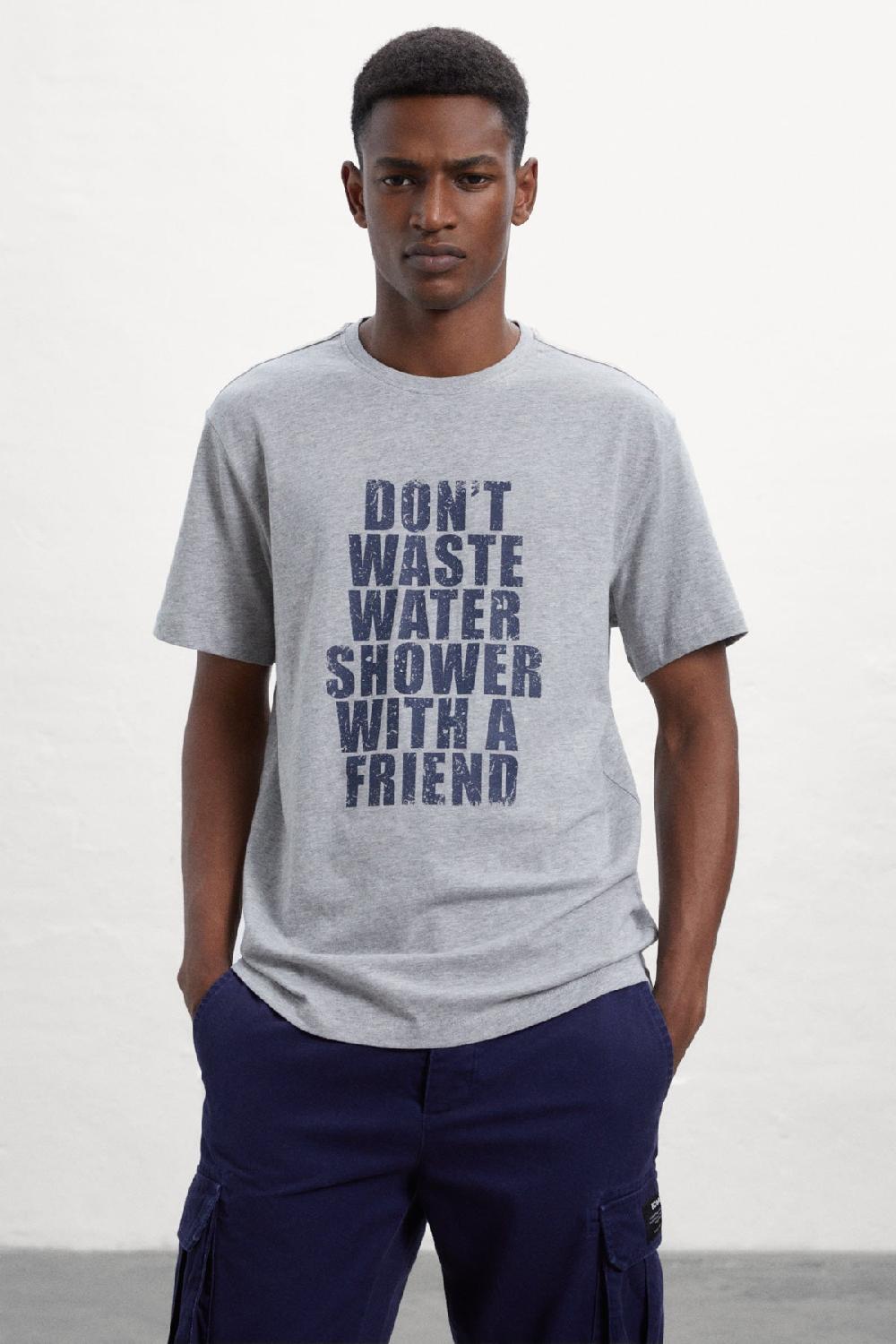 Ecoalf GREY WASTE T-SHIRT