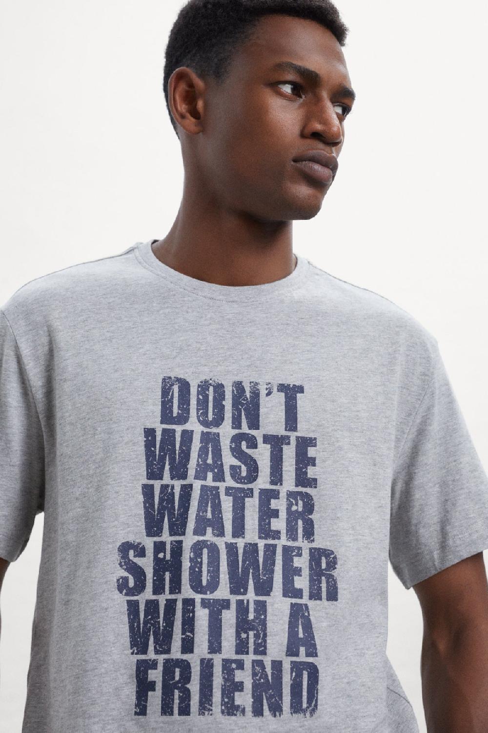 Ecoalf GREY WASTE T-SHIRT