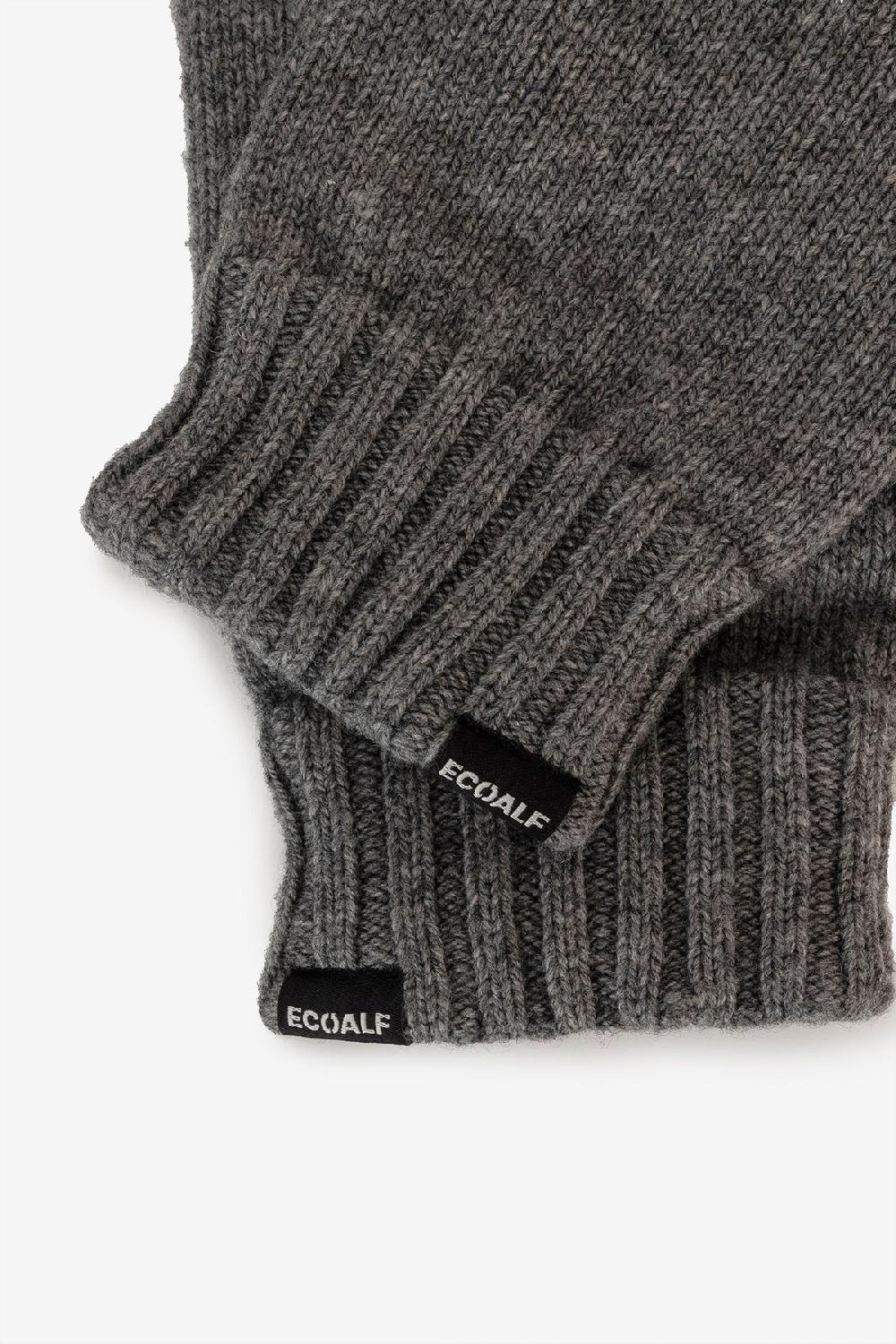 Ecoalf GREY WOOL GLOVES
