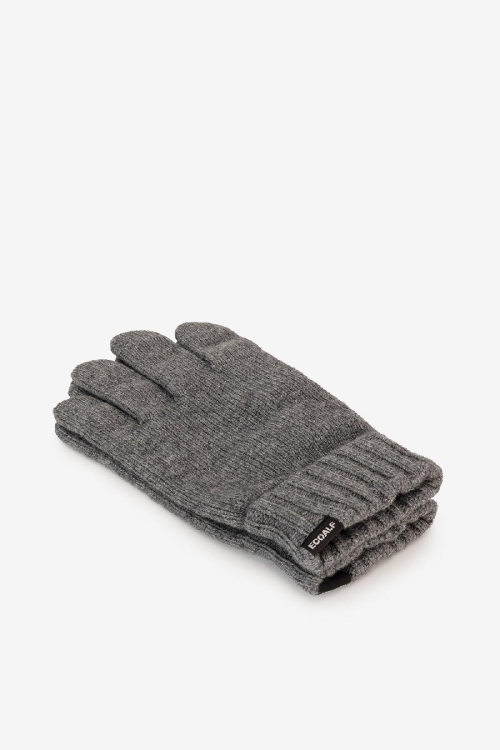 Ecoalf GREY WOOL GLOVES