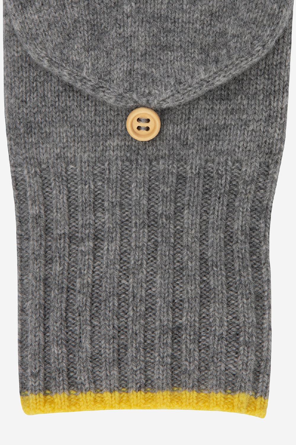 Ecoalf GREY WOOL GLOVES