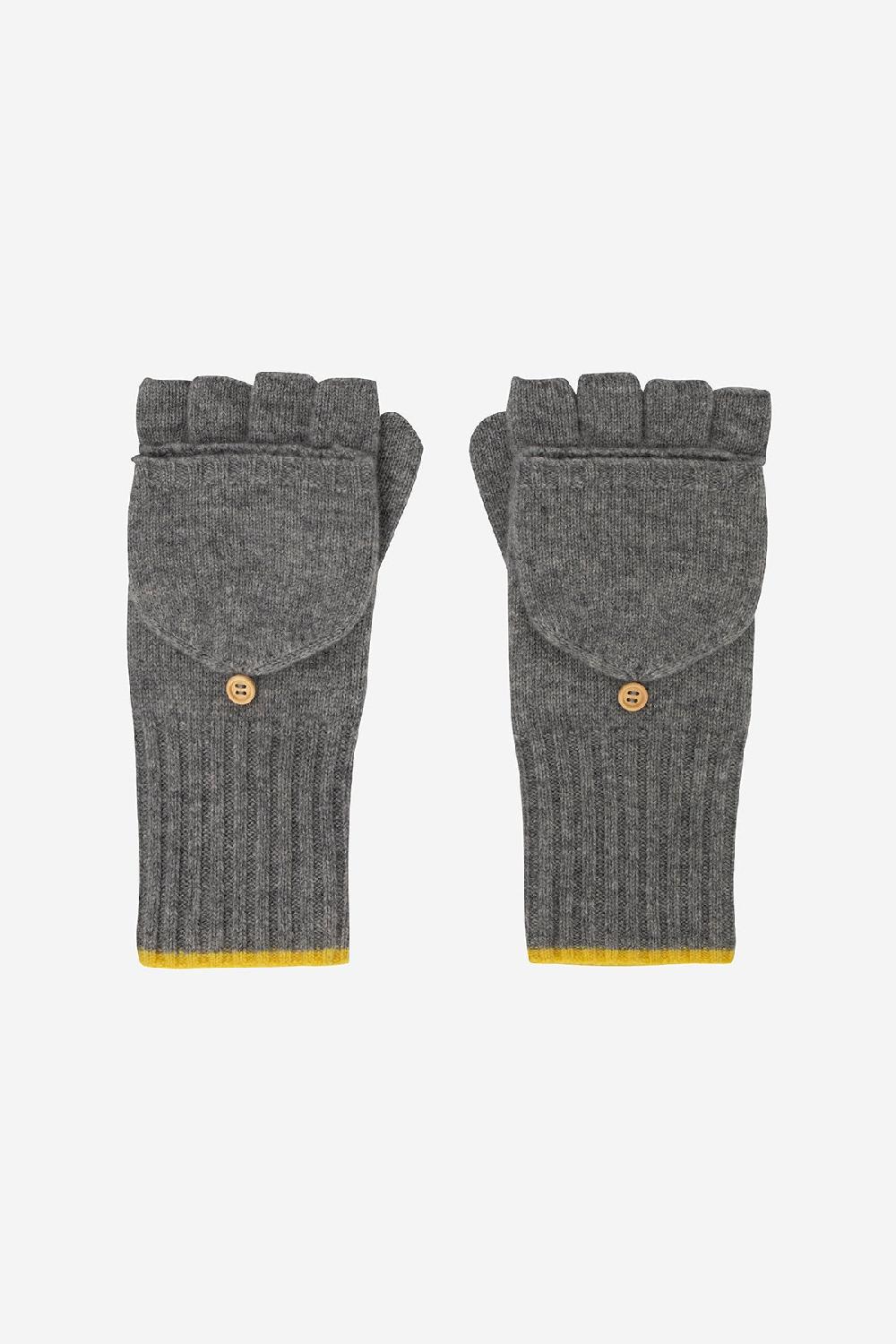Ecoalf GREY WOOL GLOVES
