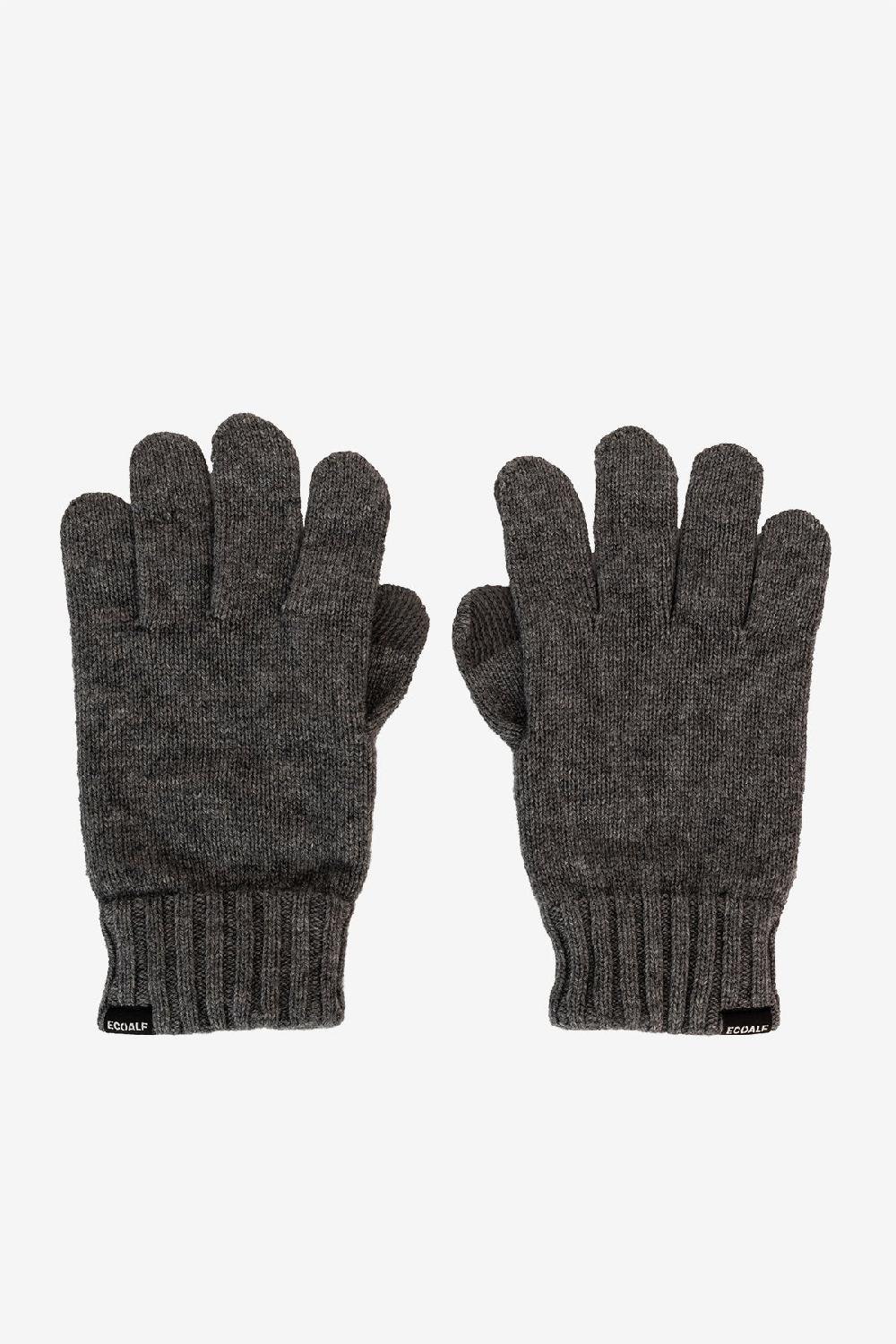Ecoalf GREY WOOL GLOVES