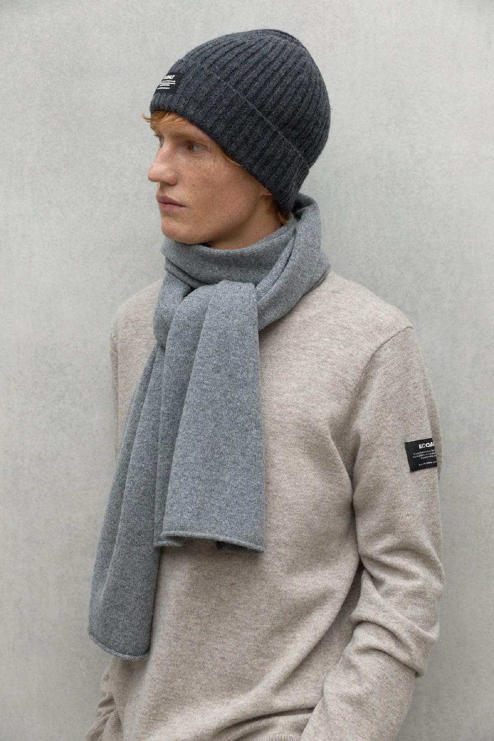 Ecoalf GREY WOOL SCARF
