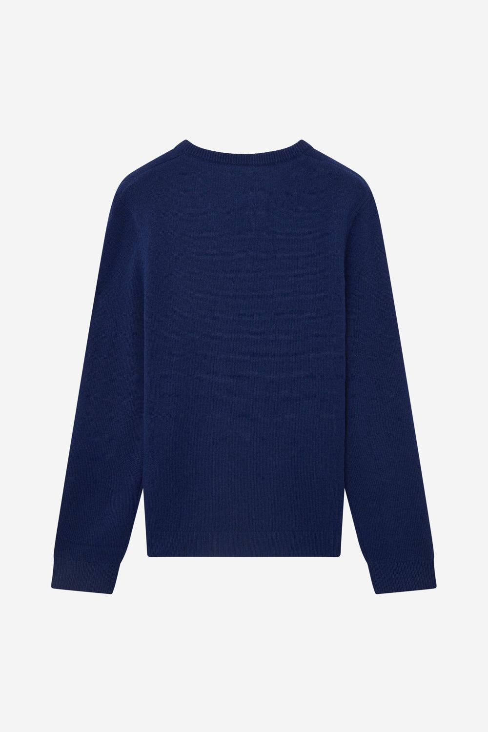 Ecoalf HUGO CASHMERE JUMPER BLUE
