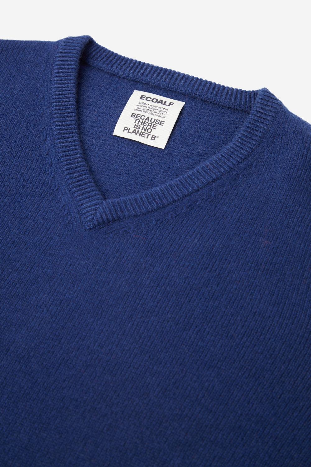 Ecoalf HUGO CASHMERE JUMPER BLUE
