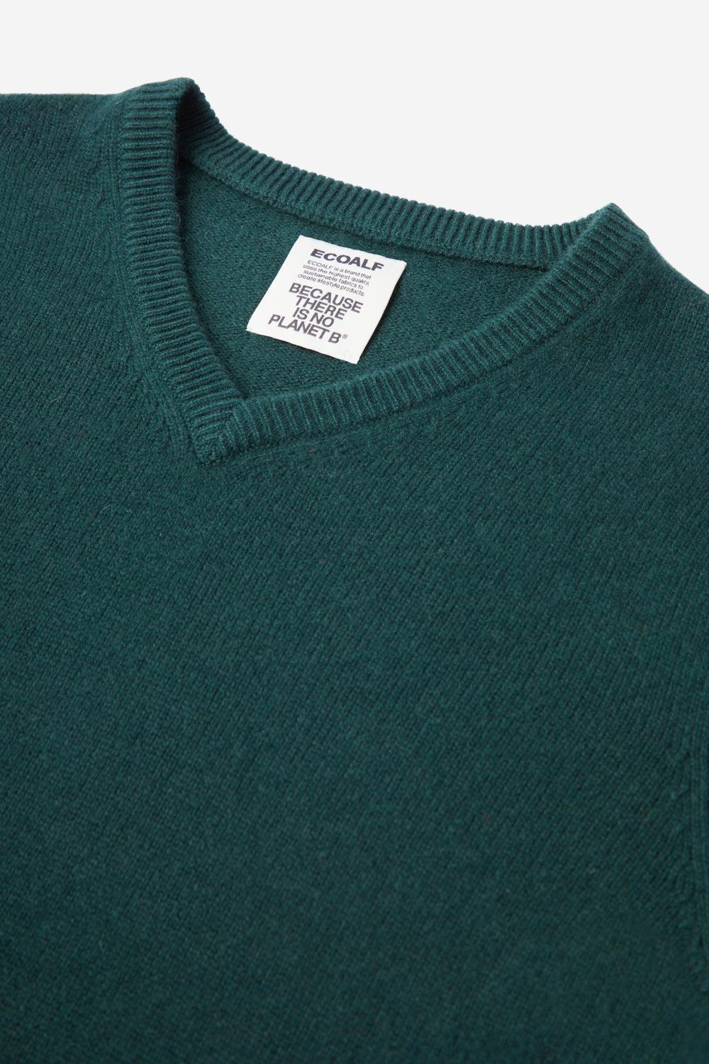 Ecoalf HUGO CASHMERE JUMPER GREEN