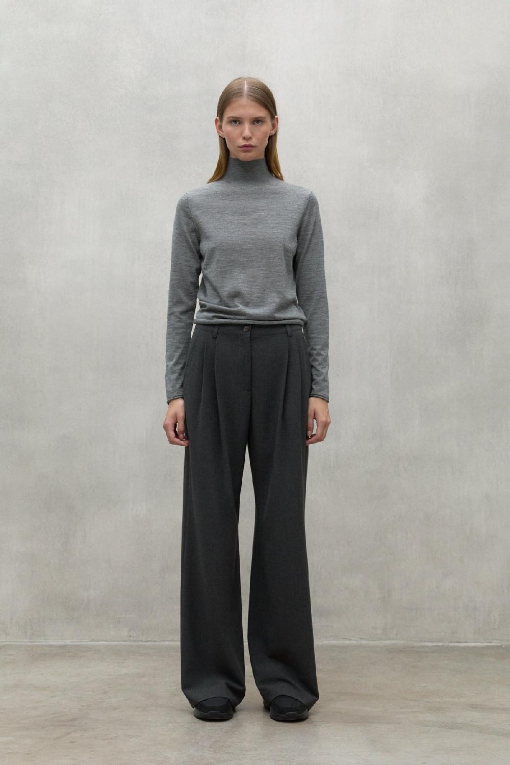 Ecoalf JUMPER COLLAR FAYA GREY