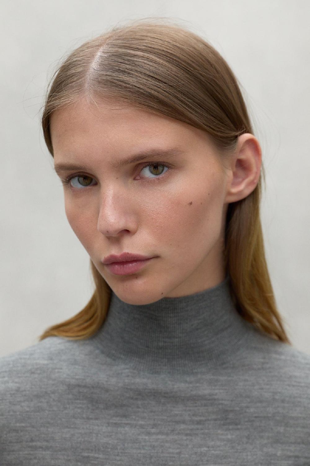 Ecoalf JUMPER COLLAR FAYA GREY