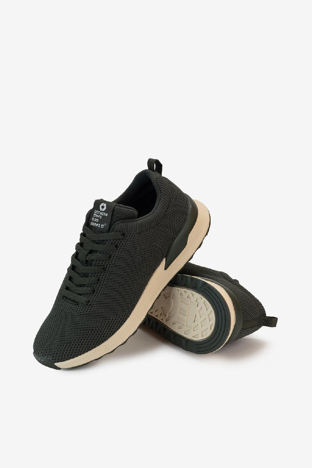 Ecoalf KHAKI KNITTED CONDE TRAINERS
