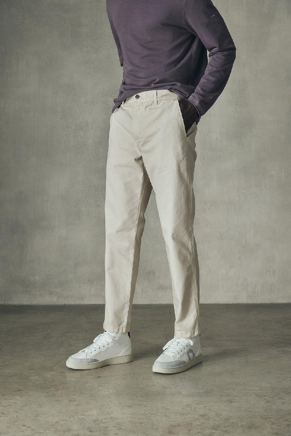 Ecoalf LIGHT BEIGE ARAS TROUSERS