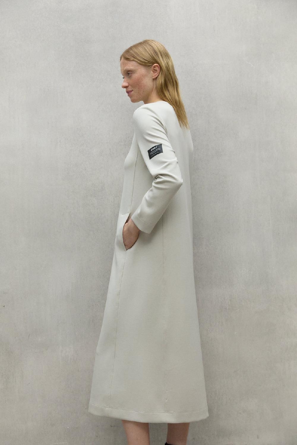 Ecoalf LIGHT BEIGE CRISTAL DRESS