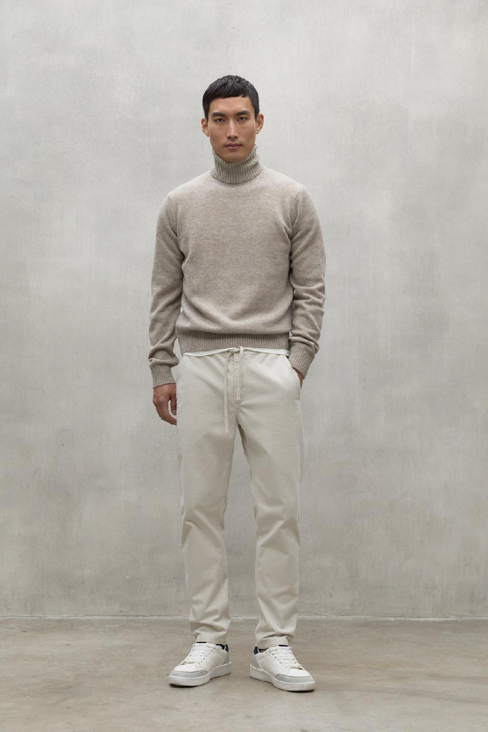 Ecoalf LIGHT BEIGE ETHIC TROUSERS