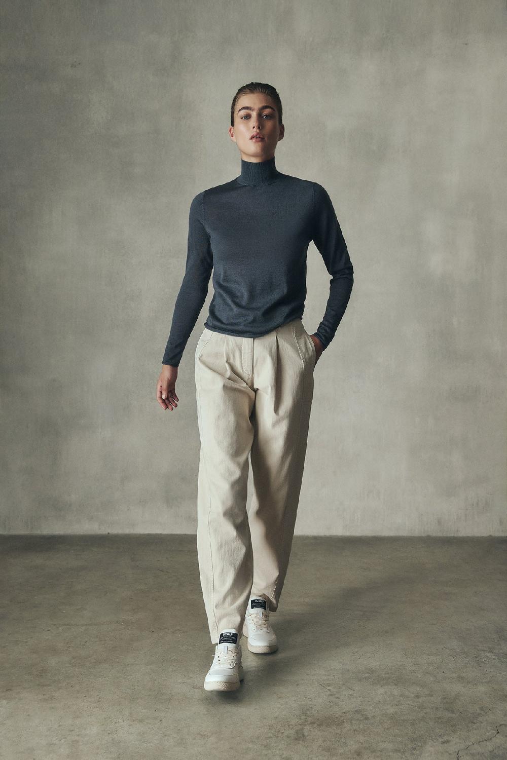 Ecoalf LIGHT BEIGE JERTE TROUSERS