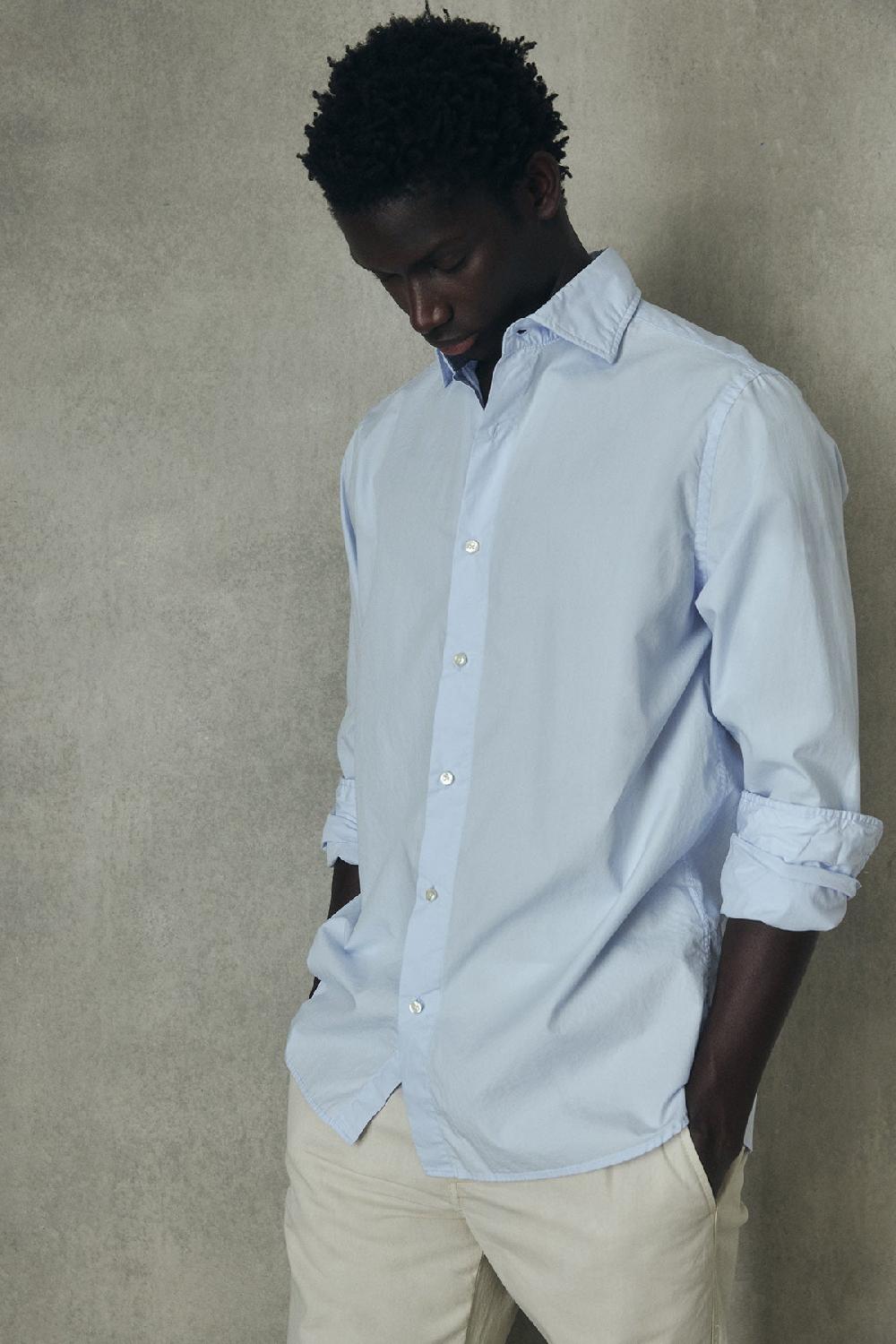 Ecoalf LIGHT BLUE ALFREDO SHIRT