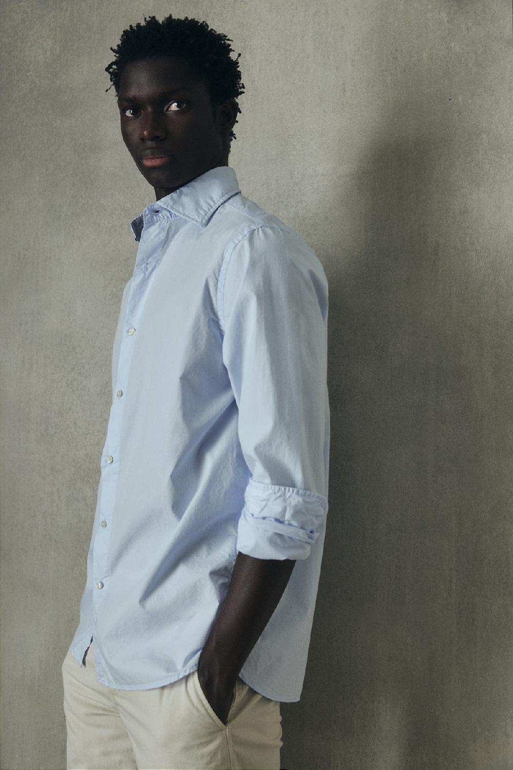 Ecoalf LIGHT BLUE ALFREDO SHIRT