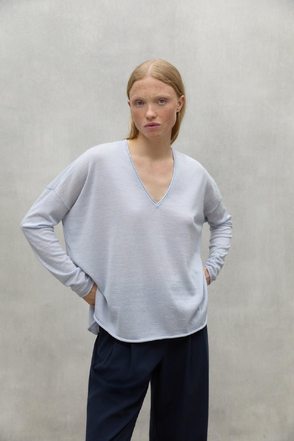 Ecoalf LIGHT BLUE ANTURIO SWEATER