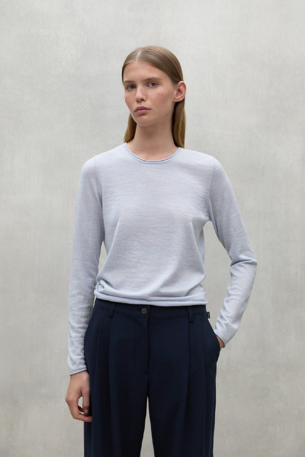 Ecoalf LIGHT BLUE MILO SWEATER