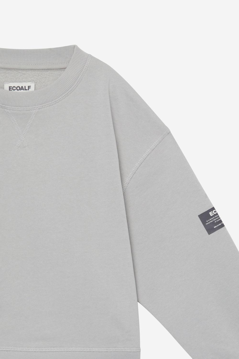 Ecoalf LIGHT GREY MOSSA SWEATSHIRT