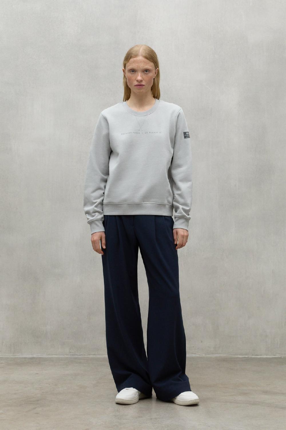 Ecoalf LIGHT GREY ONDARA SWEATSHIRT