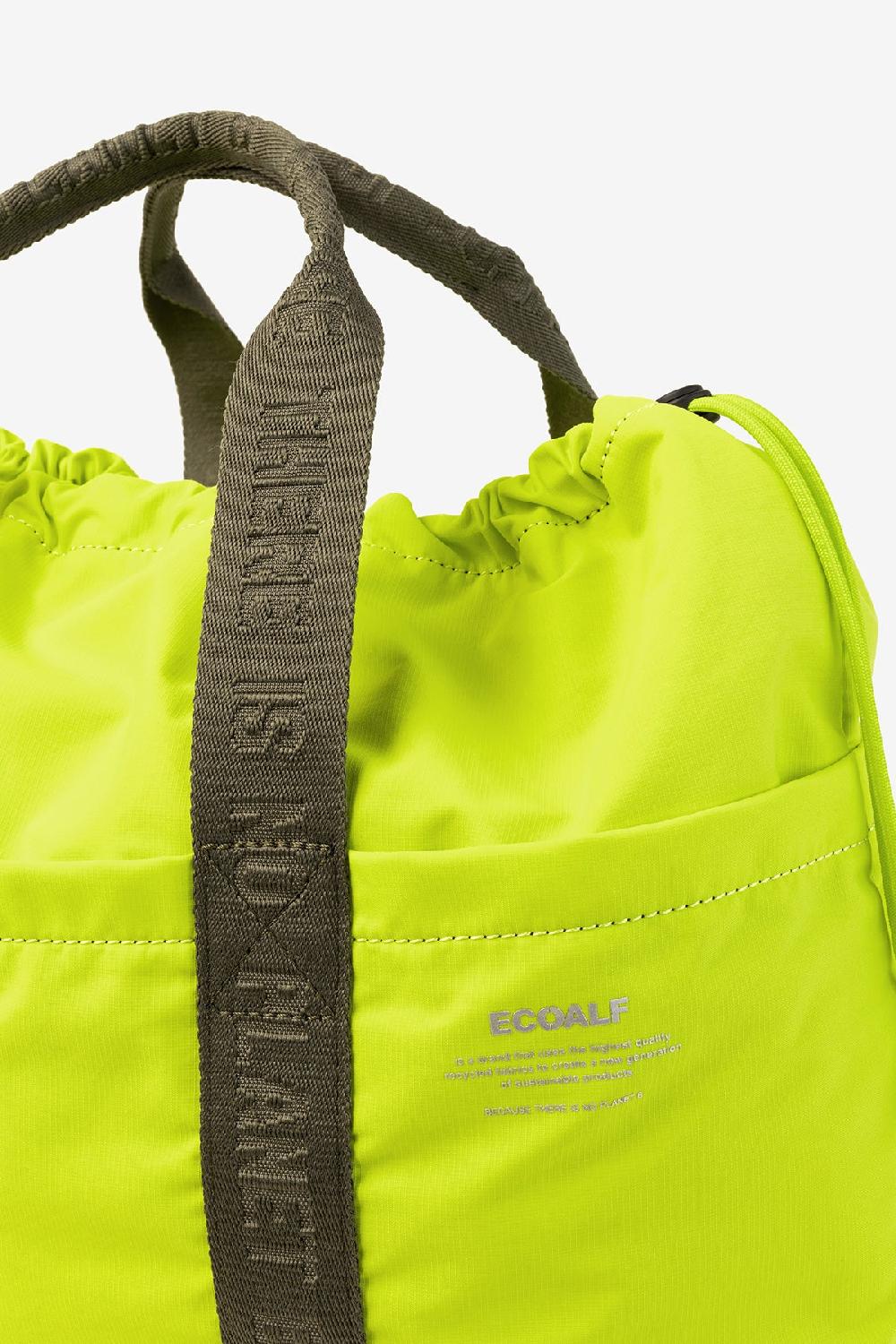 Ecoalf LIME GREEN AKIRA TOTE BAG