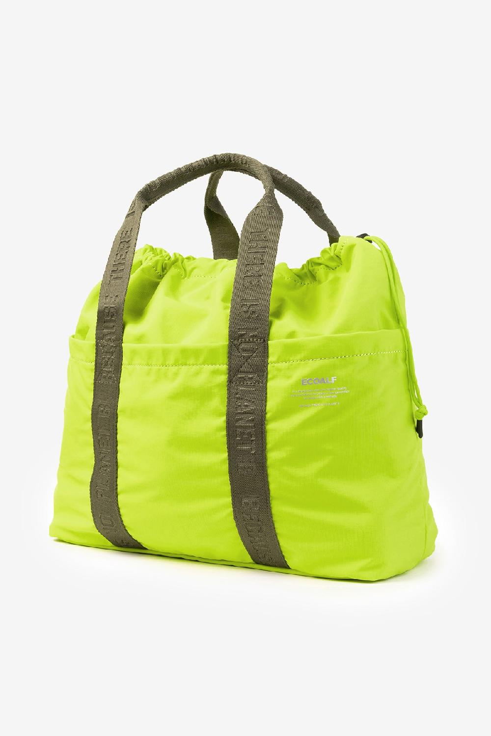 Ecoalf LIME GREEN AKIRA TOTE BAG