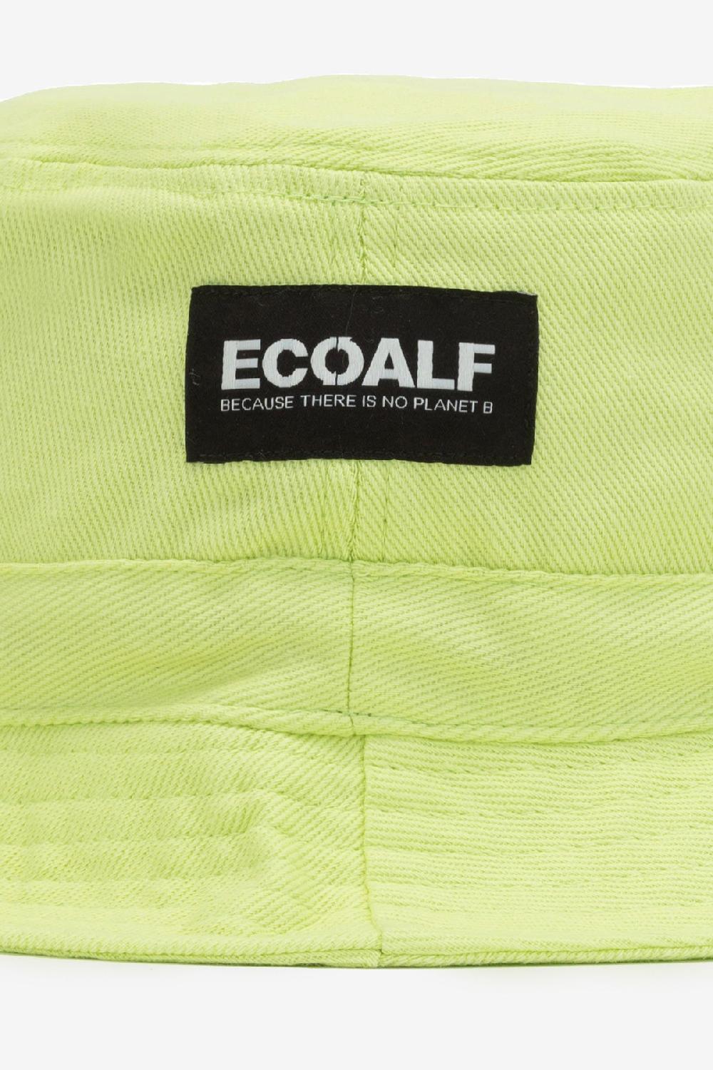 Ecoalf LIME GREEN FISHER BAS HAT