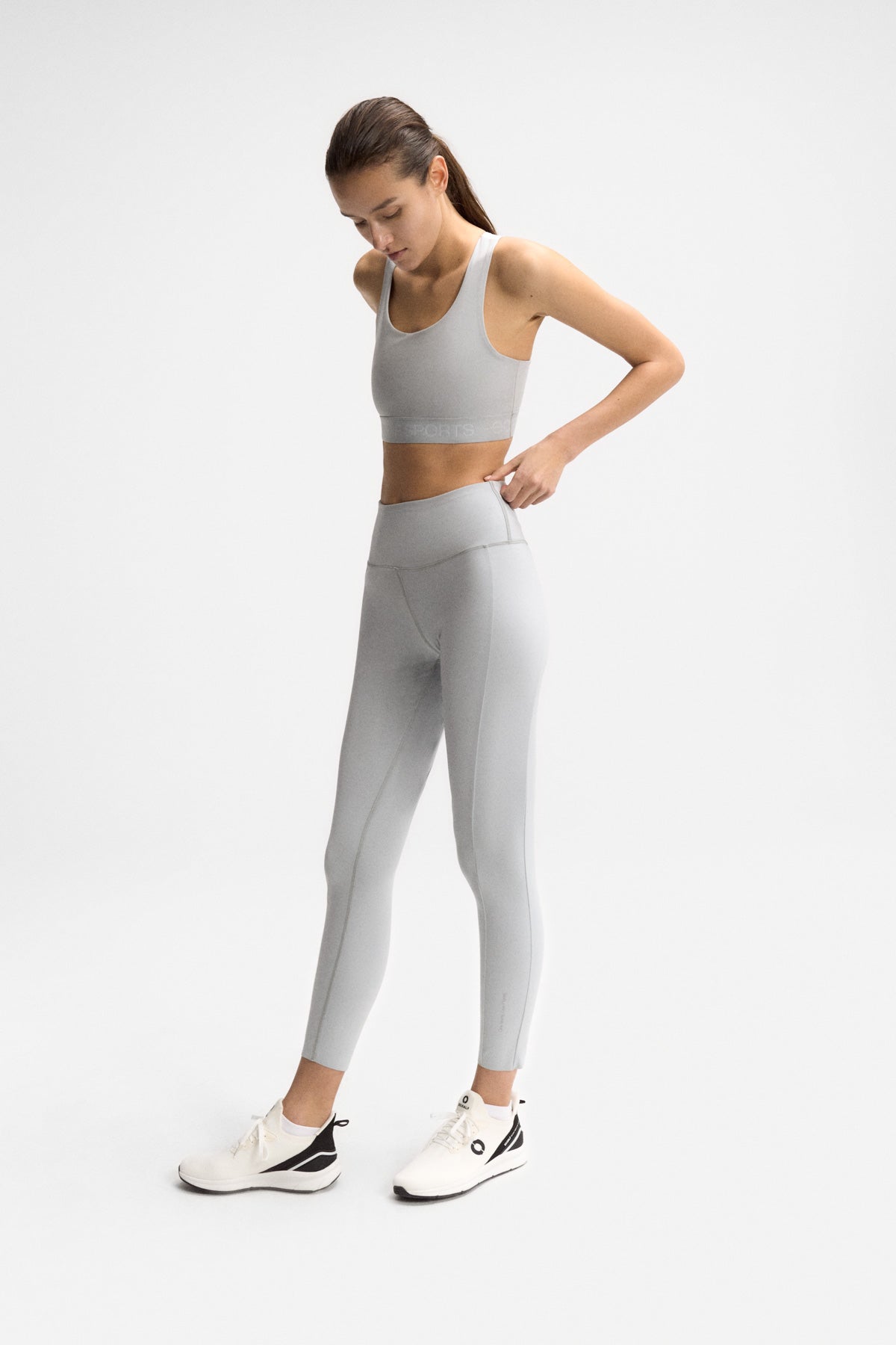 Ecoalf LISBON PERFORMANCE LEGGINGS GREY