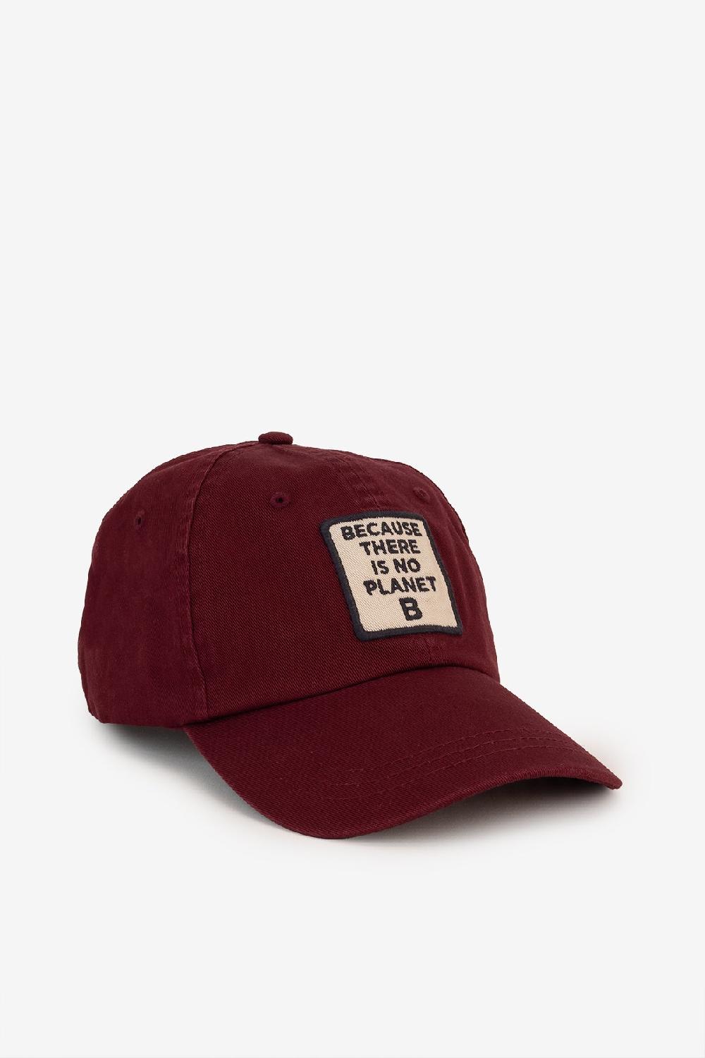 Ecoalf MAROON PATCH CAP