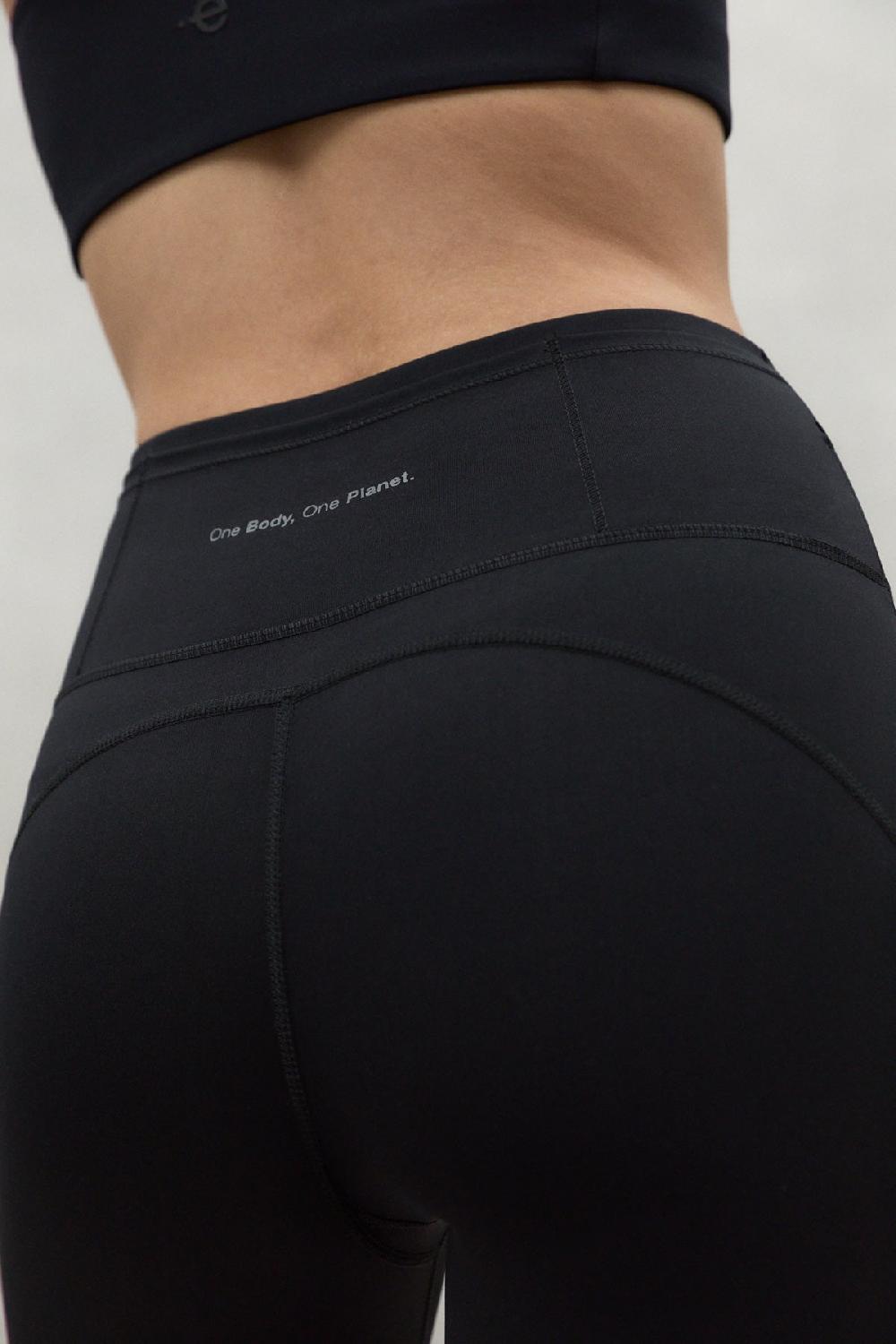 Ecoalf MILAN BLACK LEGGINGS