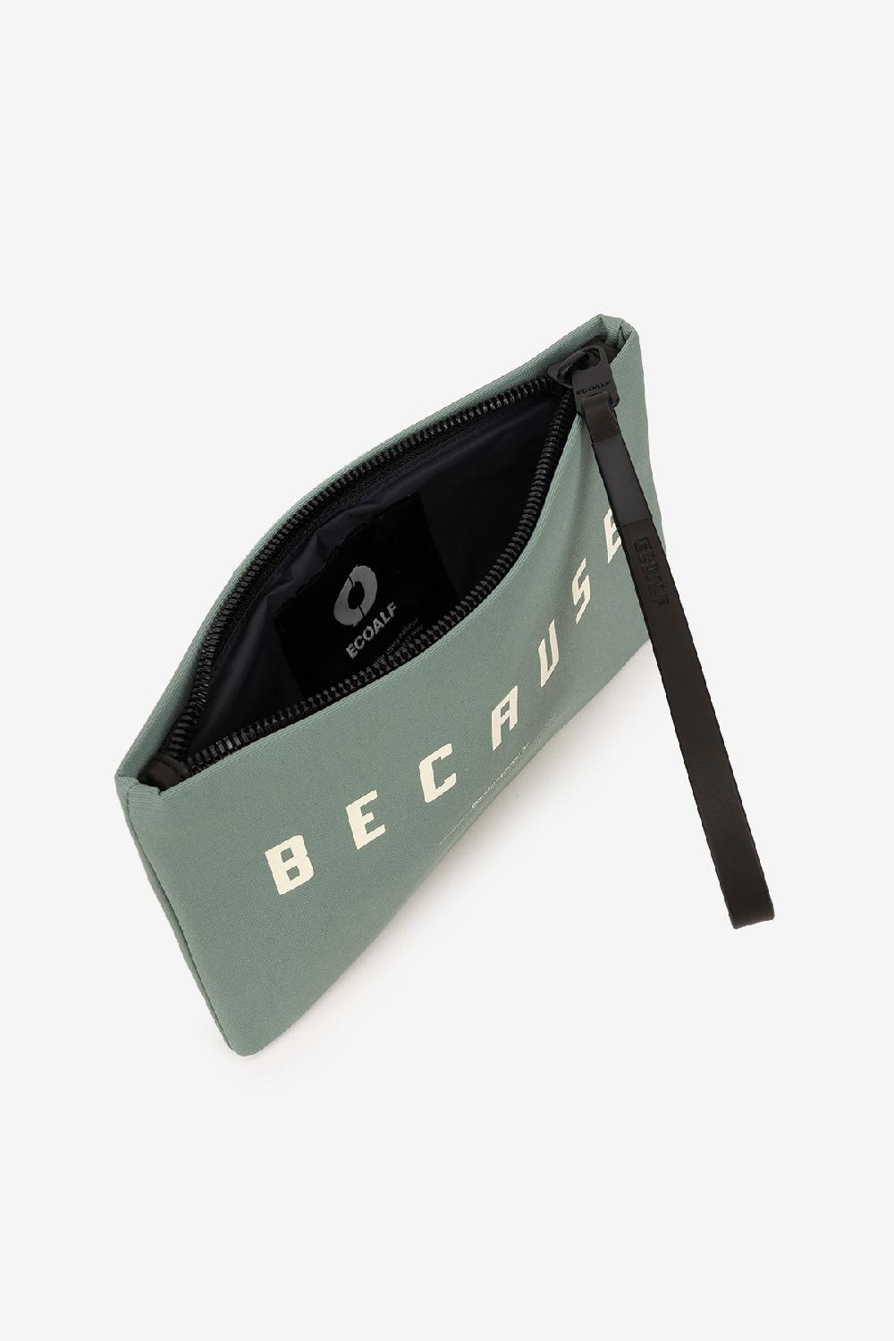 Ecoalf MINT LUPITA HANDBAG WITH MESSAGE