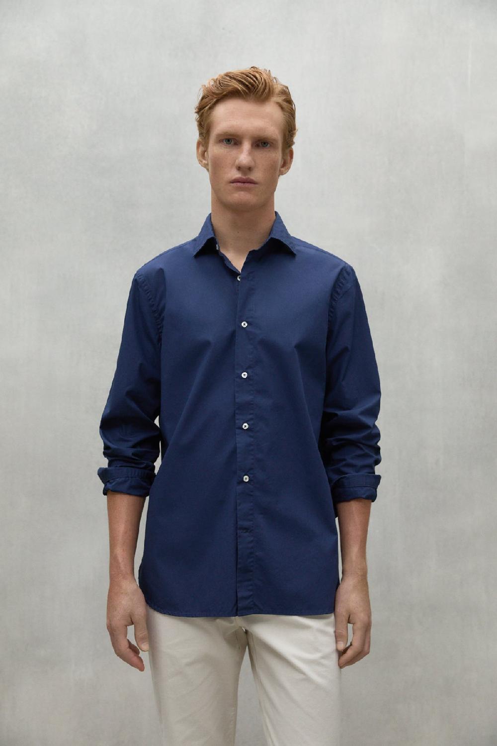 Ecoalf NAVY BLUE ALFREDO SHIRT