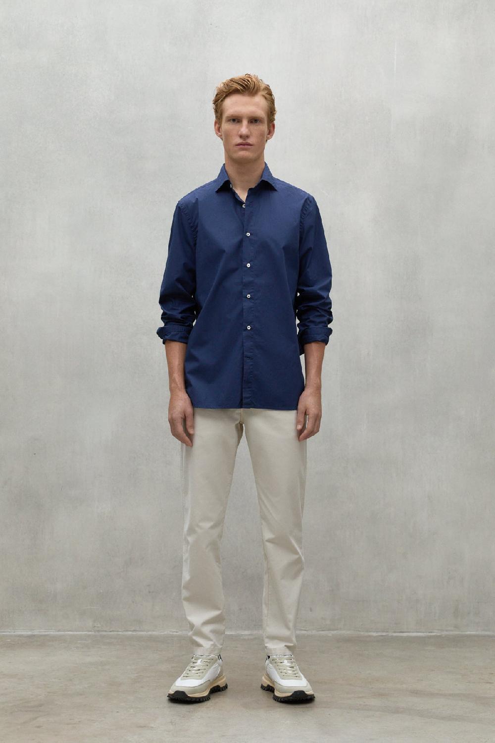Ecoalf NAVY BLUE ALFREDO SHIRT