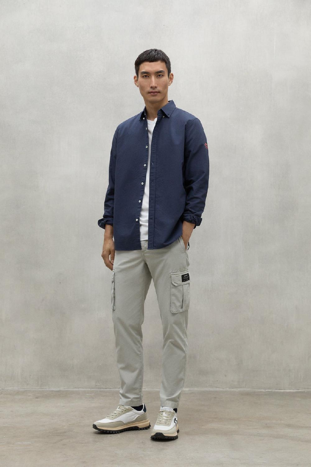 Ecoalf NAVY BLUE ANTONIO SHIRT