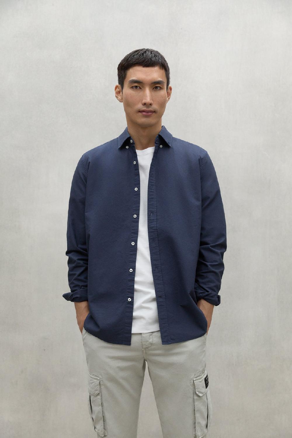 Ecoalf NAVY BLUE ANTONIO SHIRT