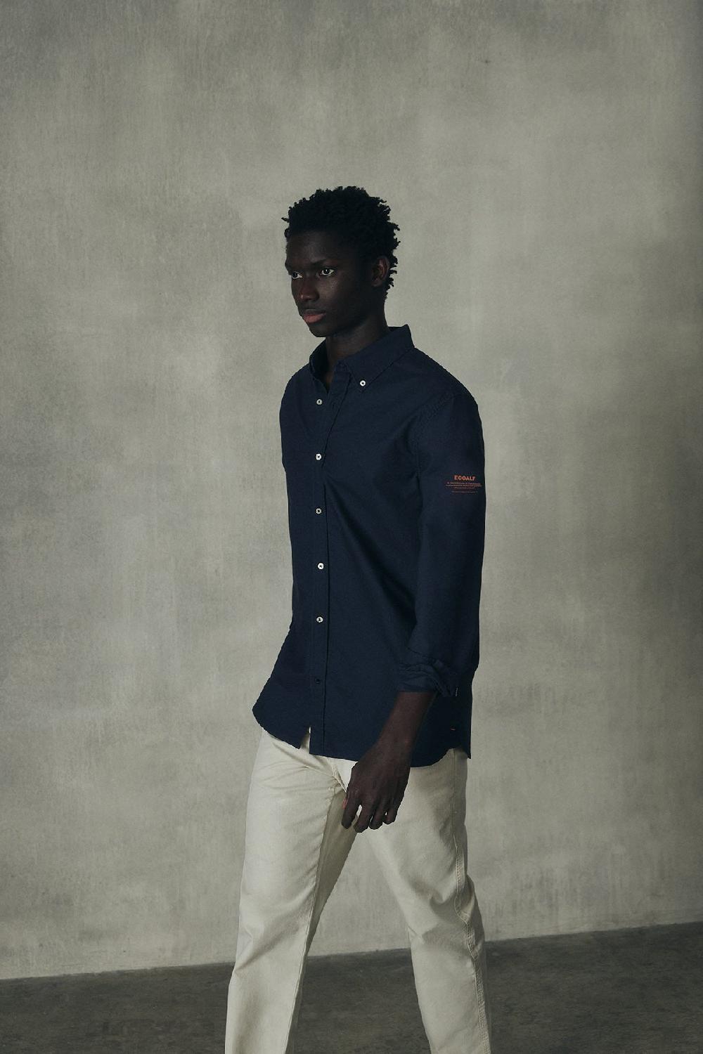 Ecoalf NAVY BLUE ANTONIO SHIRT