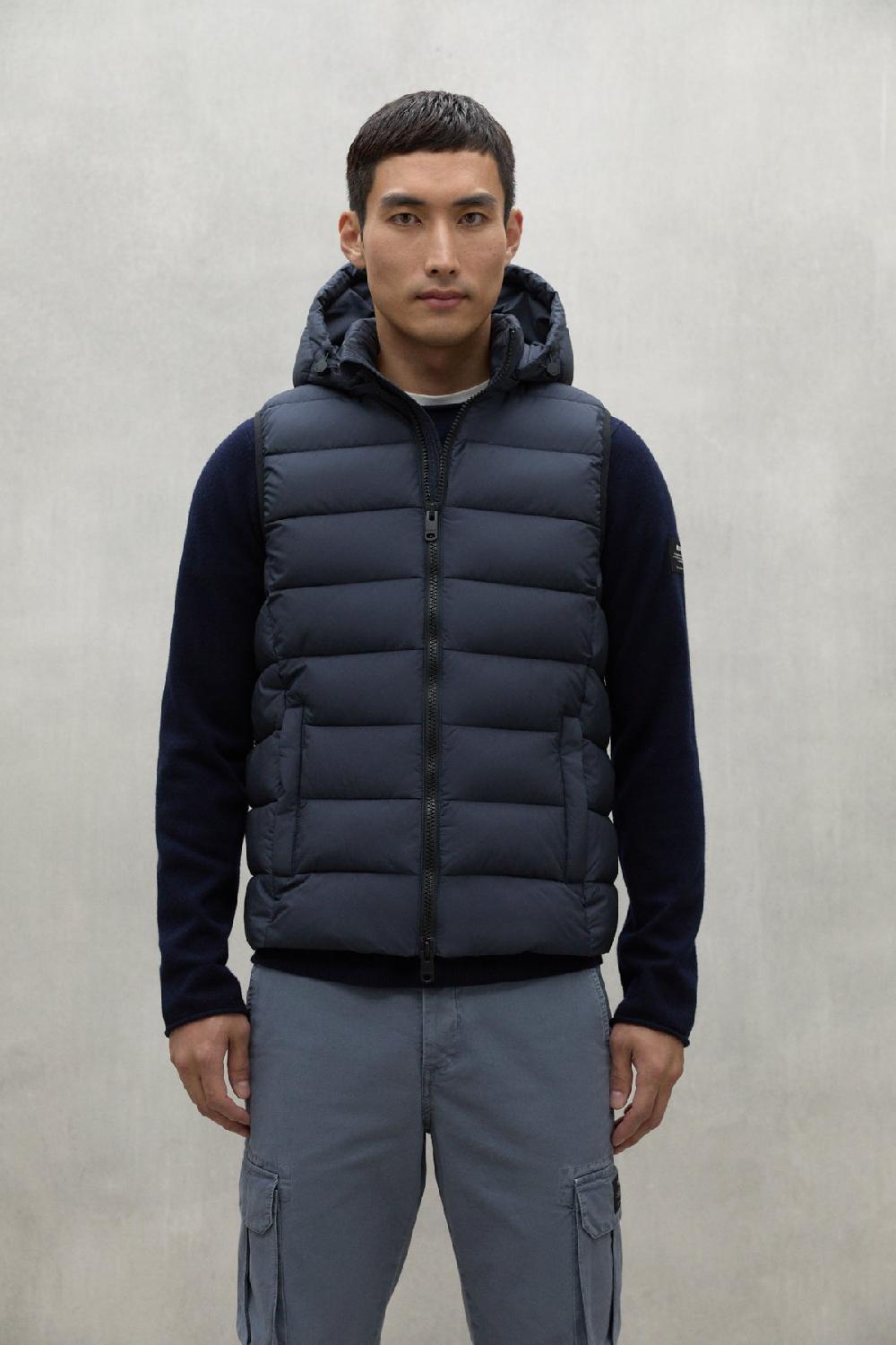 Ecoalf NAVY BLUE AORAKI WAISTCOAT