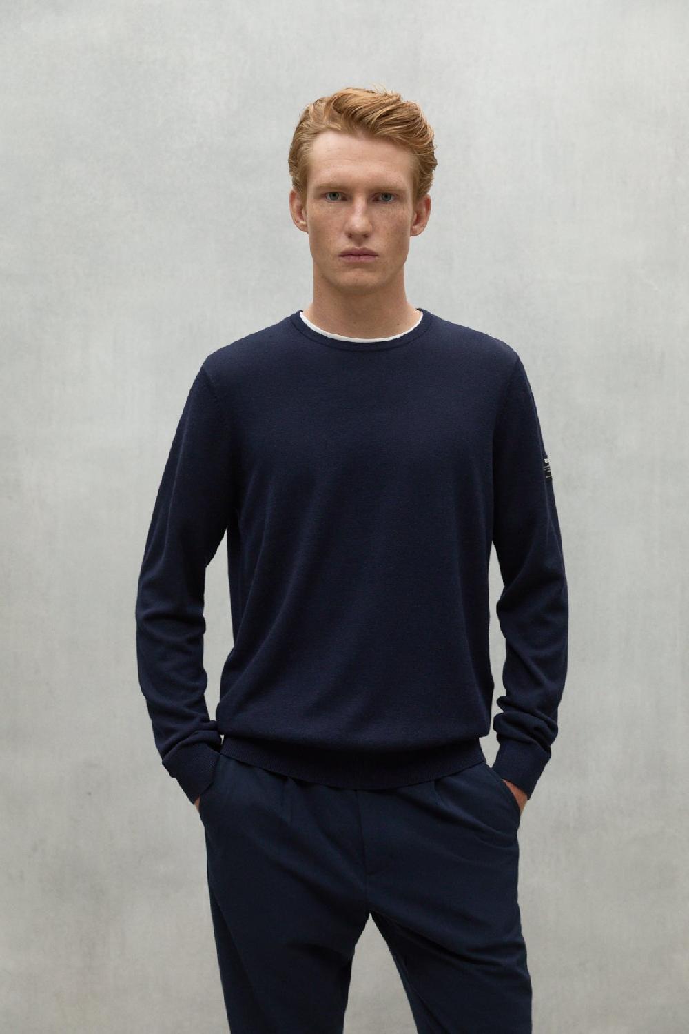 Ecoalf NAVY BLUE BAYONA SWEATER