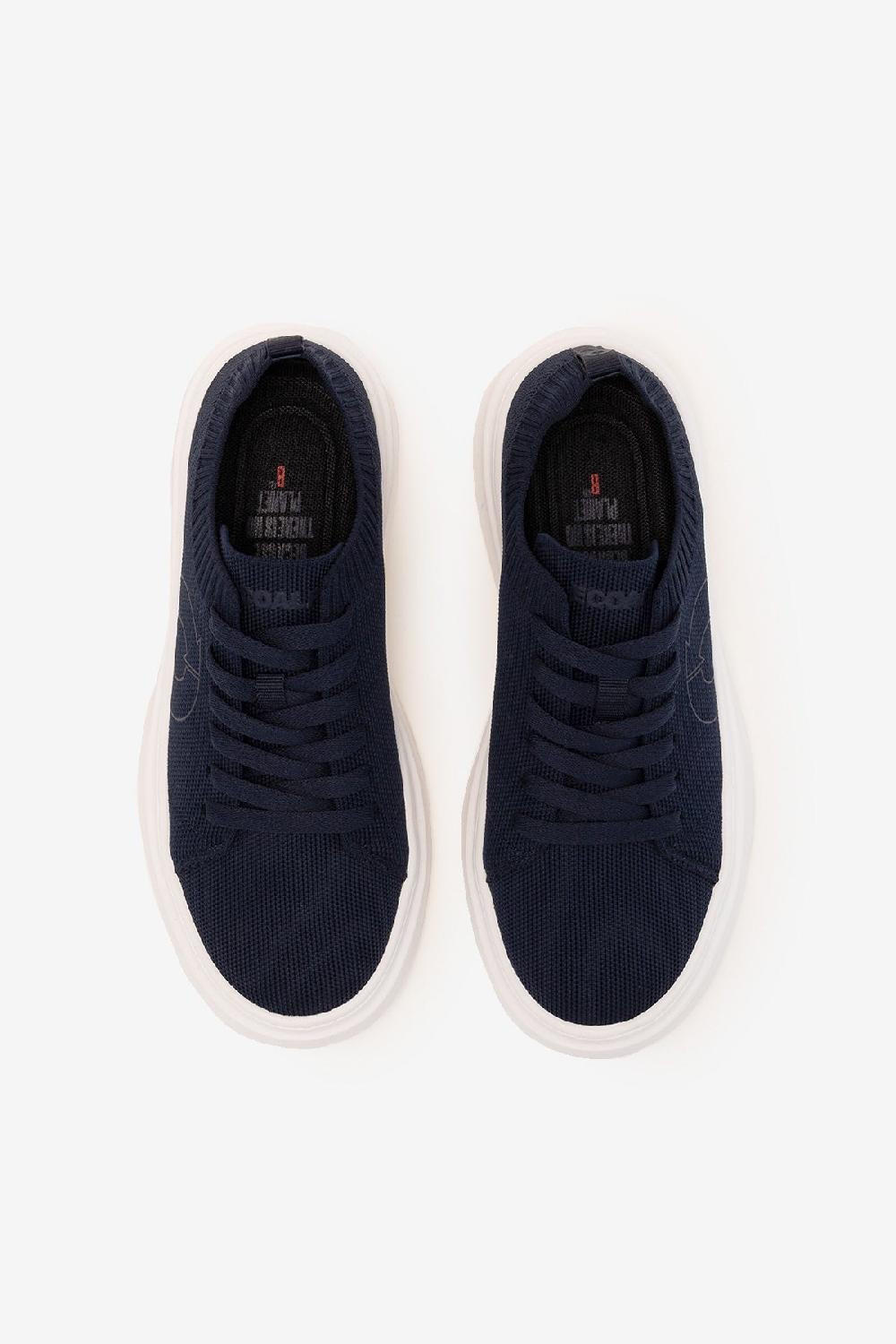 Ecoalf NAVY BLUE BERMUDAS TRAINERS