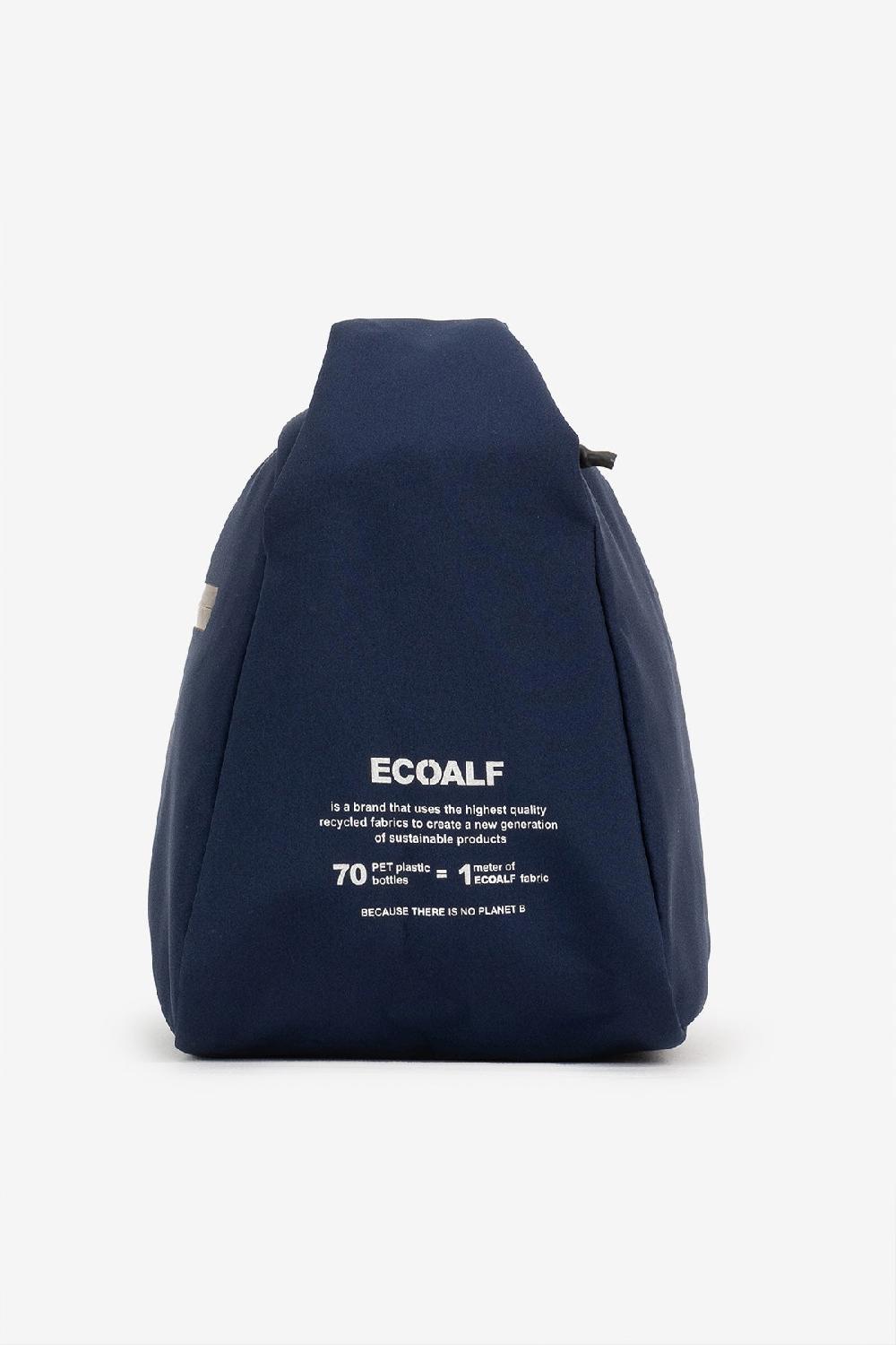 Ecoalf NAVY BLUE BONDED HOBO BAG