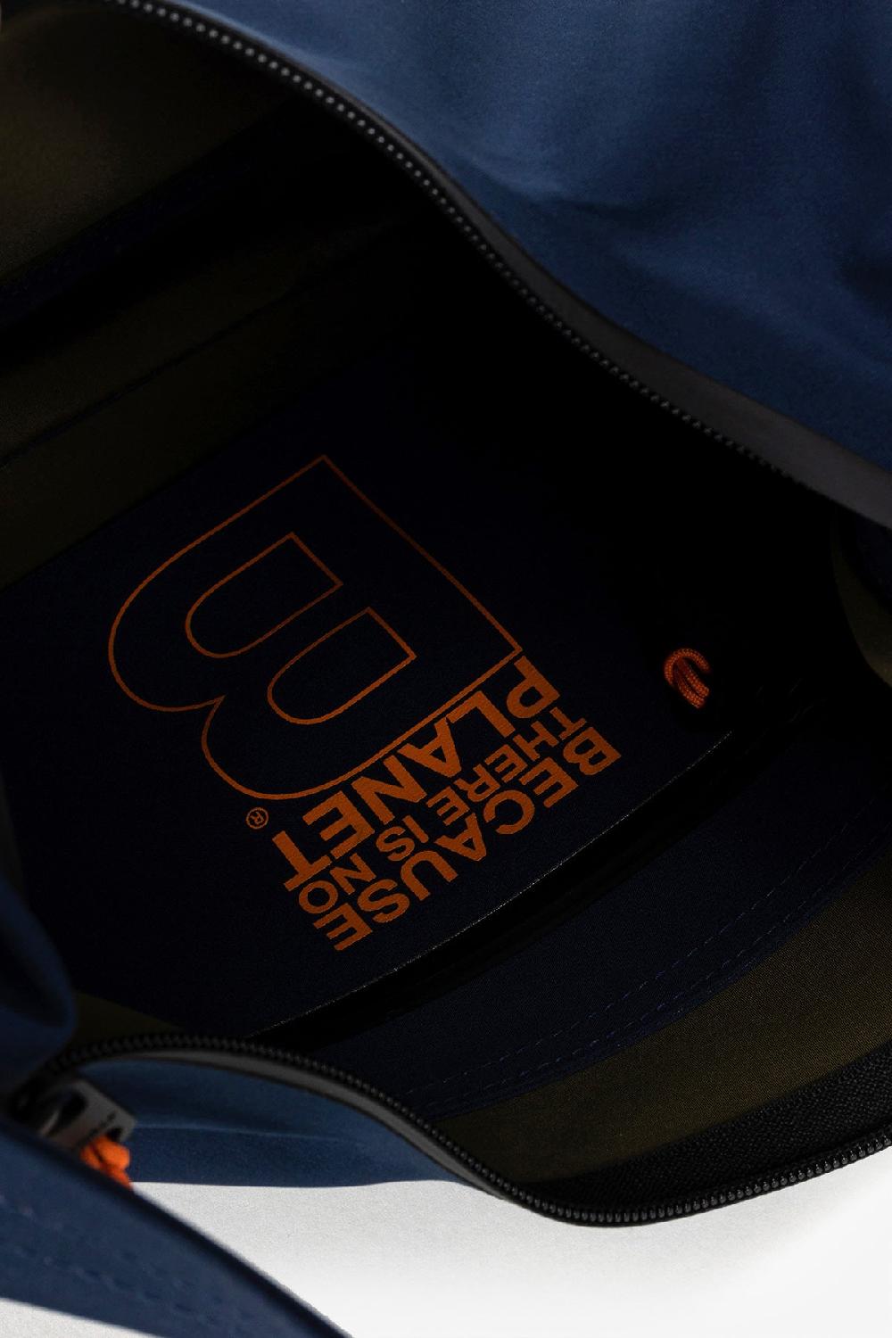 Ecoalf NAVY BLUE BONDED SLING BAG