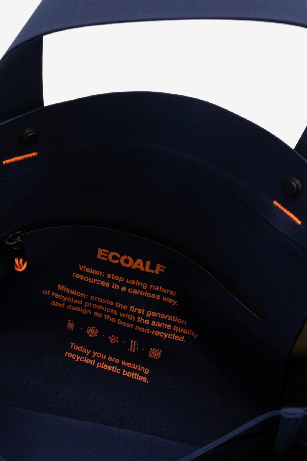 Ecoalf NAVY BLUE BONDED TOTE BAG
