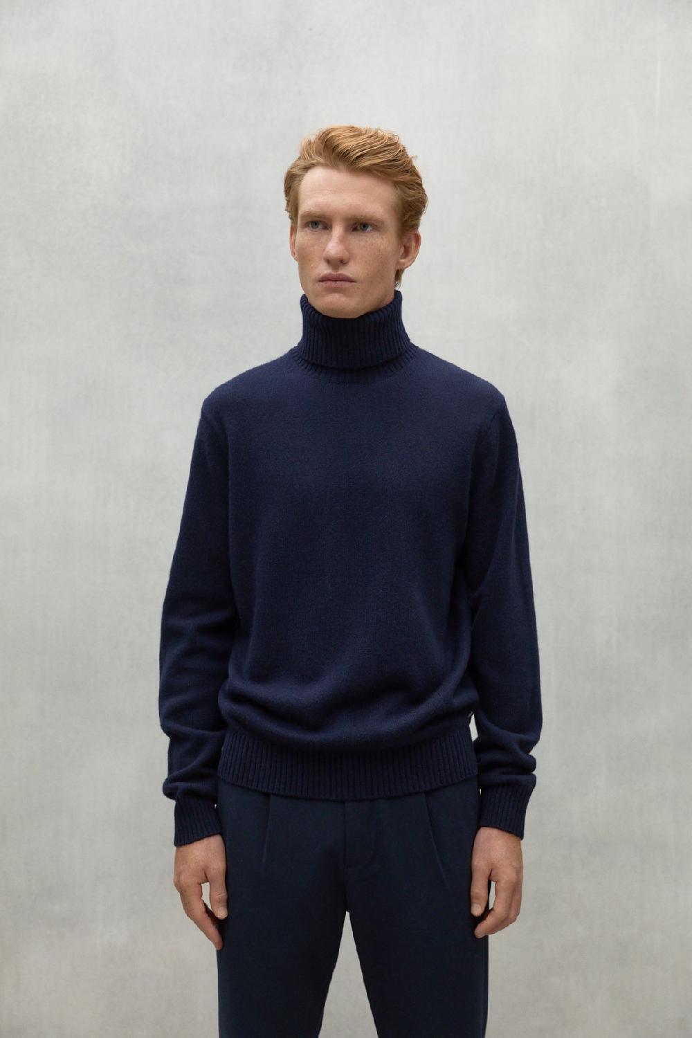 Ecoalf NAVY BLUE BRUN SWEATER