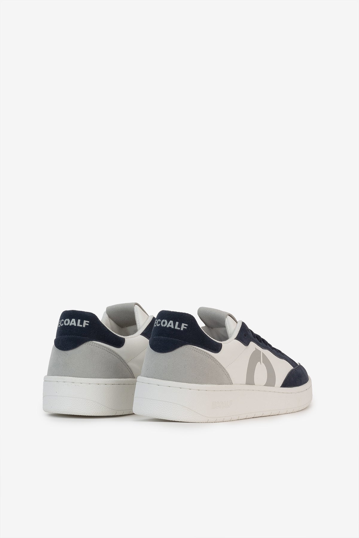 Ecoalf NAVY BLUE DEIA VEGAN LEATHER TRAINERS